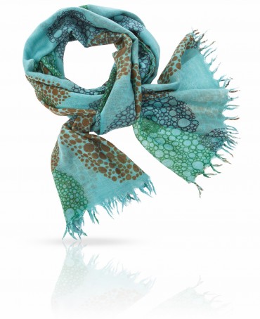 Палантин Женский ZW-SPIRAL.PETITE/TURQUE